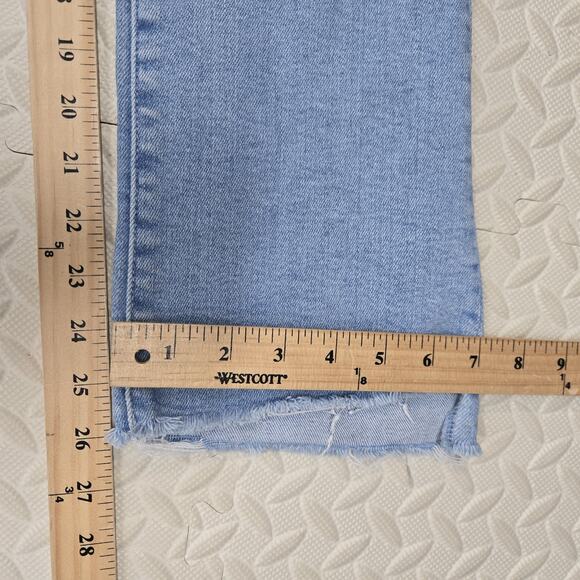 Mother Jeans Womens 29 Insider Crop Step Fray Limited Edition Designer USA Flaw - Picture 14 of 14